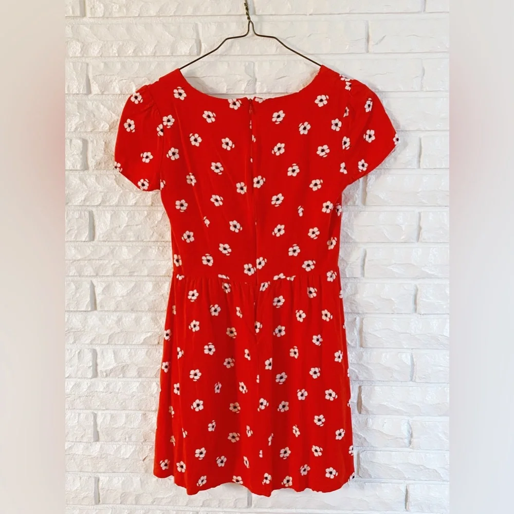 Gap Short Sleeve Floral Dress Size 0 - Picture 4 of 4